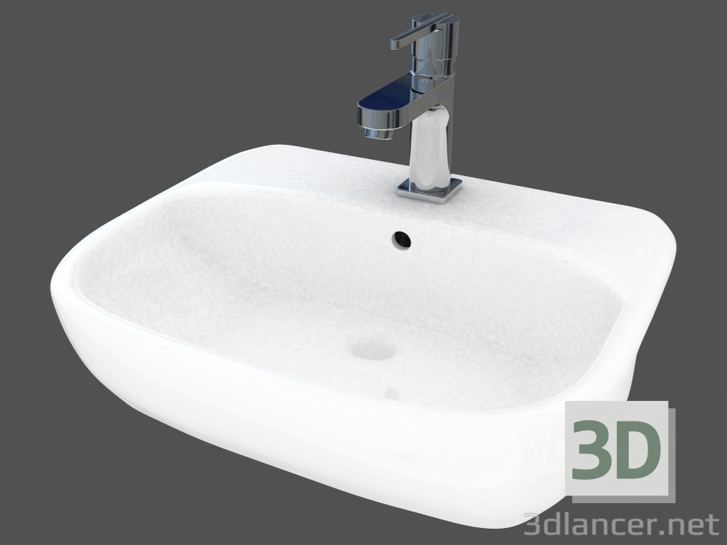 modèle 3D Lavabo Style (L21855) - preview