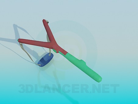 modello 3D Fionda - anteprima