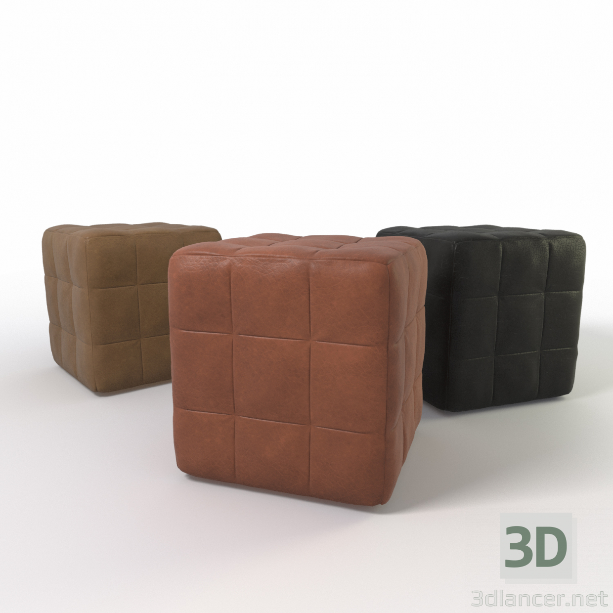 "Loto" otomano 3D modelo Compro - render
