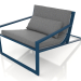 3d модель Уникальное клубное кресло (Grey blue) – превью