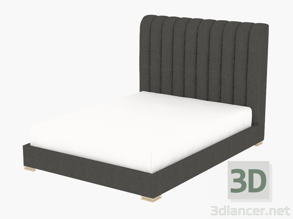 3d модель Двуспальная кровать HARLAN QUEEN SIZE BED WITH FRAME (5103Q.W006) – превью