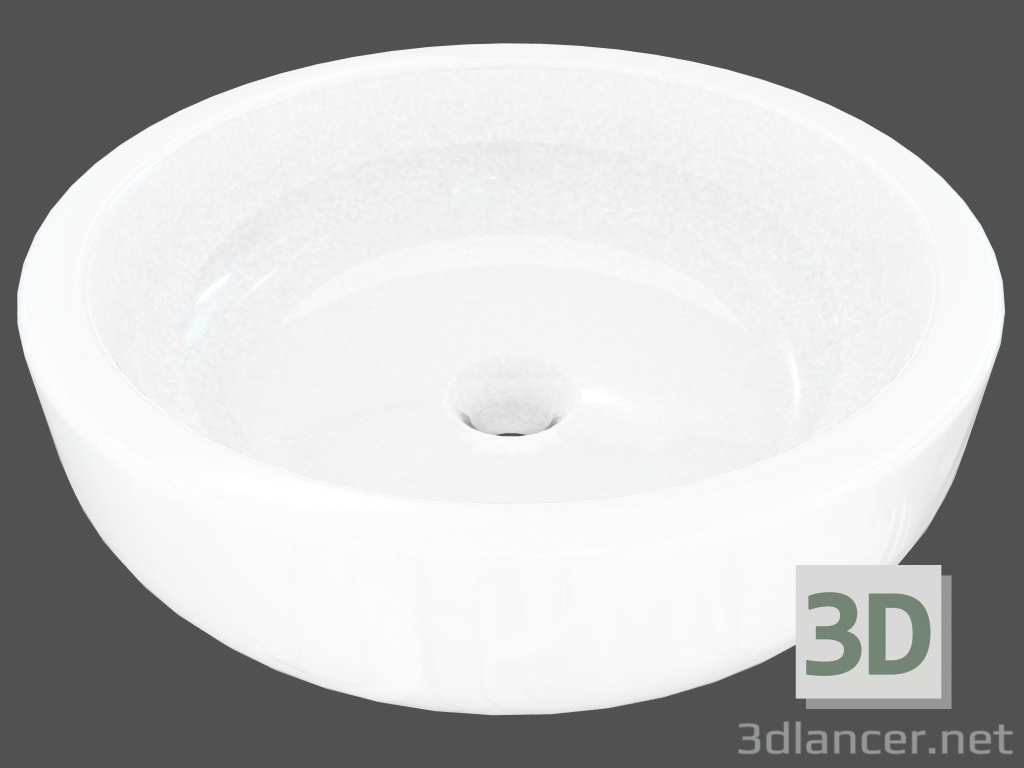 3D modeli Yuvarlak lavabo Ego (K12145) - önizleme