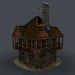 Mittelalterliches Haus 3d Modell 3D-Modell kaufen - Rendern