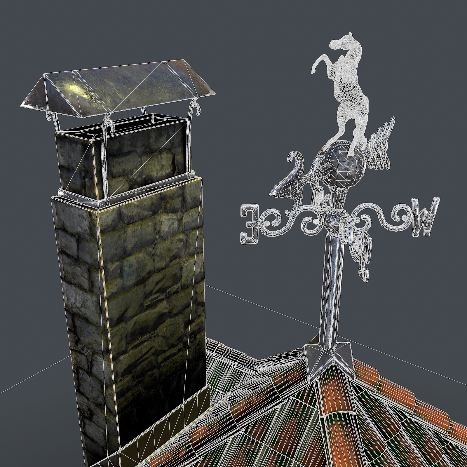 Casa medieval modelo 3d 3D modelo Compro - render