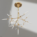 3d model Suspended LED chandelier Malva (07655) - preview