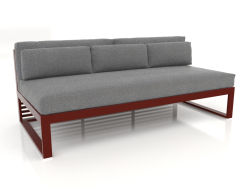 Modular sofa, section 4 (Wine red)