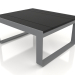 modèle 3D Table club 80 (DEKTON Domoos, Anthracite) - preview