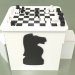 3D Modell Spieltisch Schach - Vorschau