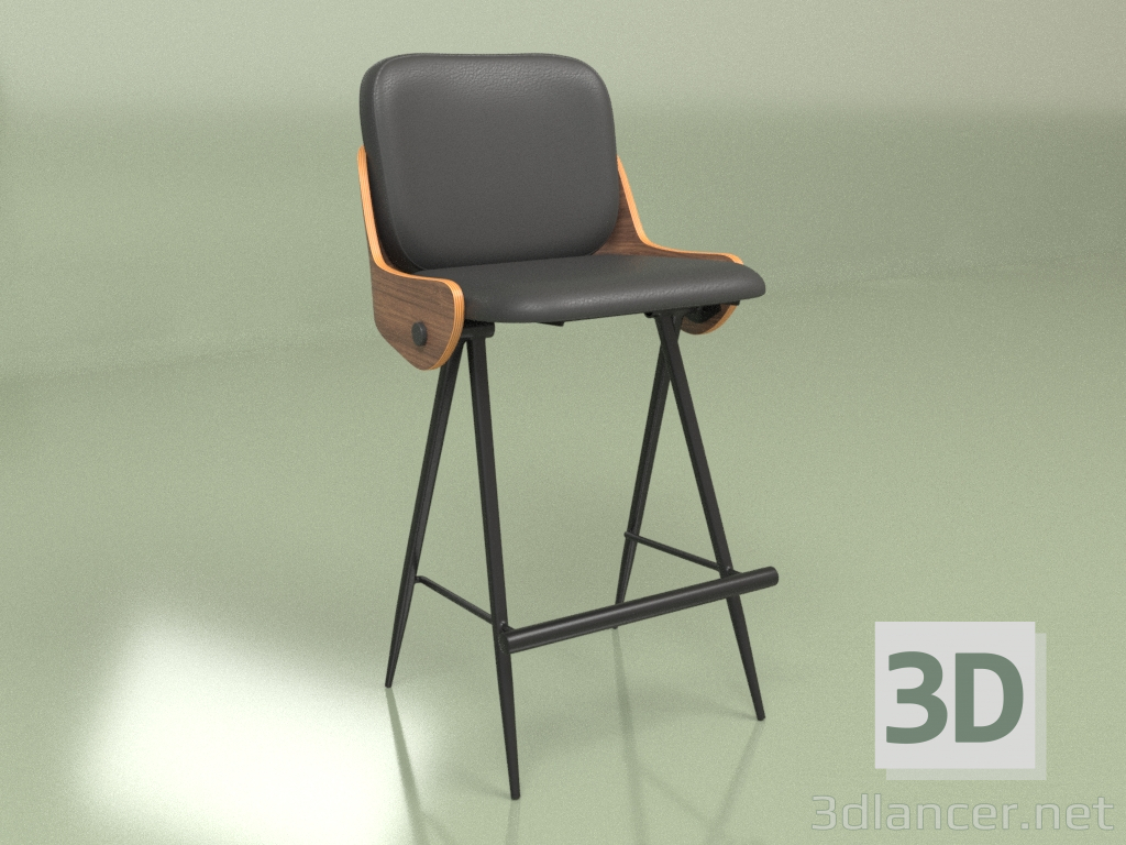 modèle 3D Chaise semi-bar Isla - preview
