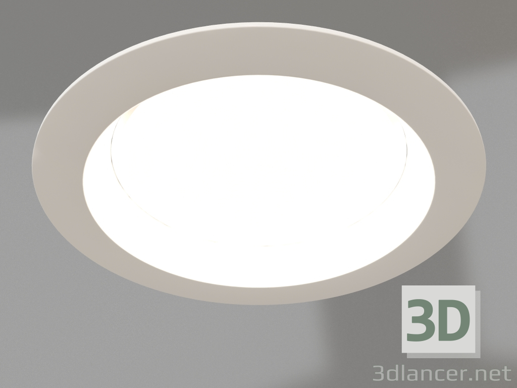 modello 3D Lampada IM-CYCLONE-R230-30W Warm3000 (WH, 90°) - anteprima