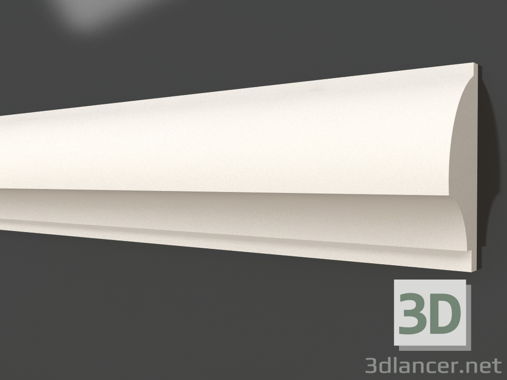 3d model Plaster molding LG 047 (75x30) - preview