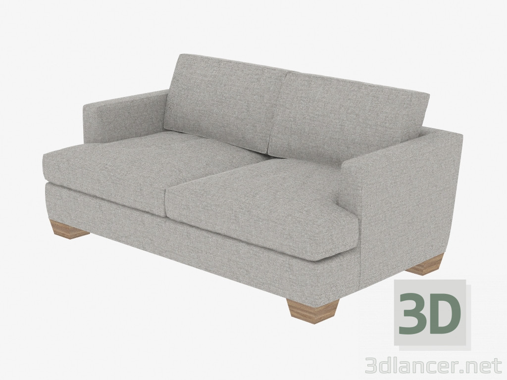 3D Modell Doppel-Sofa (170) - Vorschau