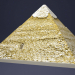 3d Египетская пирамида Хафра модель купить - ракурс