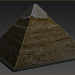 3D Khafre Mısır Piramidi modeli satın - render