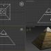 3 डी खाफ्रे के मिस्र के पिरामिड मॉडल खरीद - रेंडर