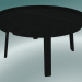 3 डी मॉडल कॉफी टेबल लगभग (बड़े, काले) - पूर्वावलोकन