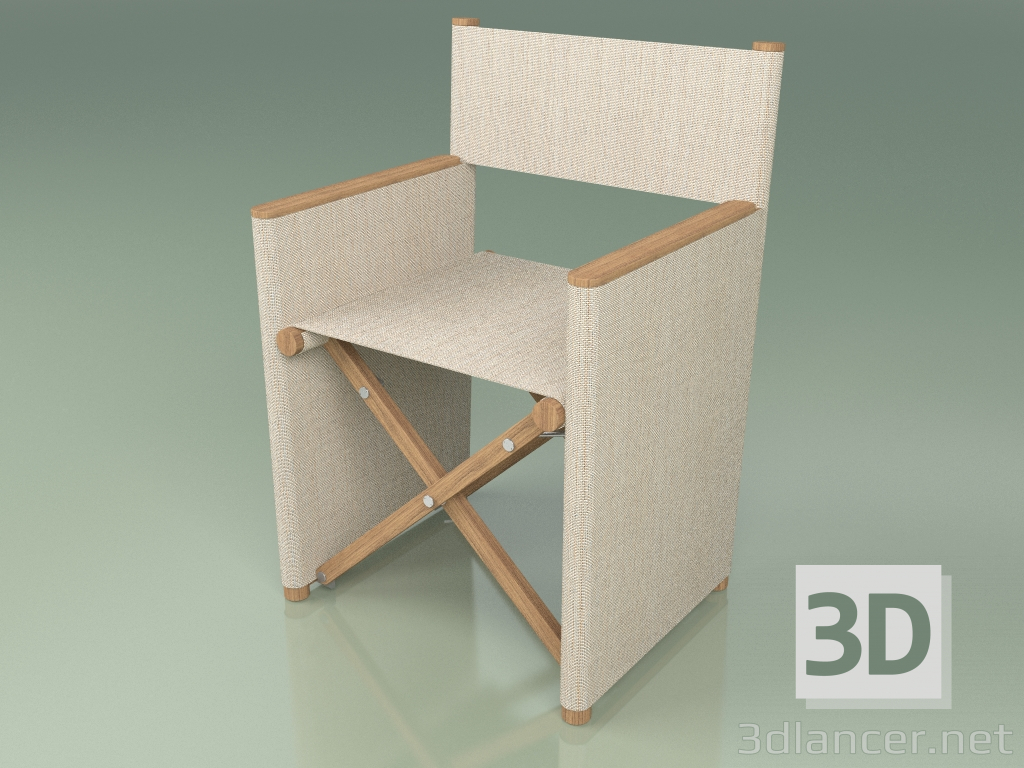3D Modell Regiestuhl 001 (Sand) - Vorschau