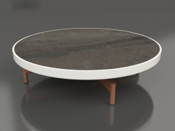 Round coffee table Ø90x22 (Agate gray, DEKTON Radium)