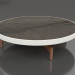 modèle 3D Table basse ronde Ø90x22 (Gris Agate, DEKTON Radium) - preview