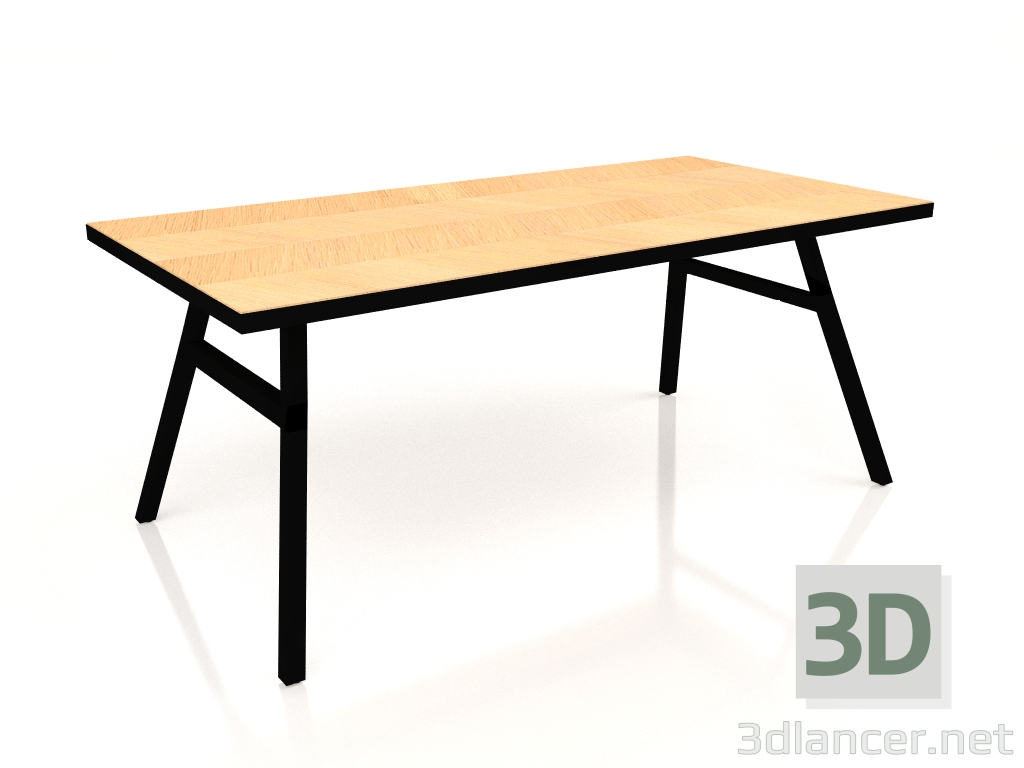 3d model Mesa de comedor Seth 180x90 (roble) - vista previa