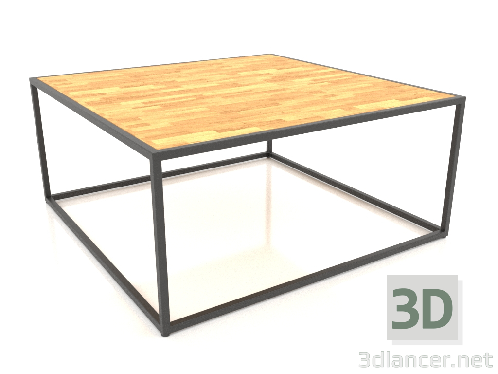 3D Modell Quadratischer Couchtisch (HOLZ, 100X100X50) - Vorschau