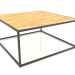 3d model Square coffee table (WOOD, 100X100X50) - preview