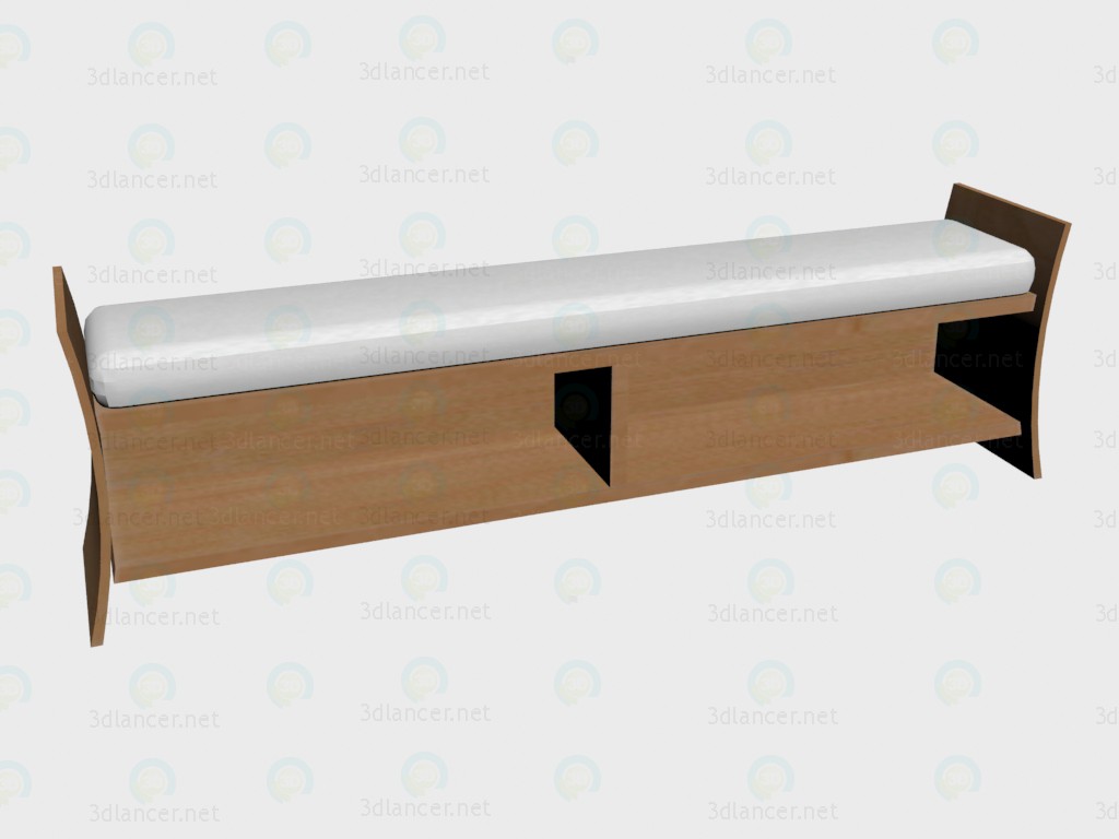 3d model Ottoman bench - preview