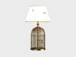 Lámpara lámpara de mesa de METAL de la jaula (1-015902)
