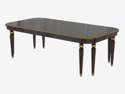 Dining table rectangular in classical style 1606