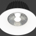 3D modeli Gömme LED armatür (DL18838_9W Beyaz R Dim 3000K) - önizleme
