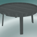 modello 3D Tavolino Around (grande, grigio scuro) - anteprima