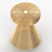 Mesa de sofá taburete oro Bangor LA REDOUTE INTERIEURS 3D modelo Compro - render