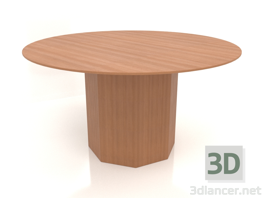 3d model Dining table DT 11 (D=1400х750, wood red) - preview