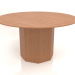 3d model Dining table DT 11 (D=1400х750, wood red) - preview
