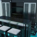 3D Modell Bar in der Küche - Vorschau