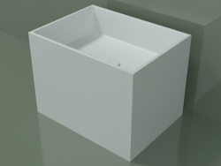 Countertop washbasin (01UN22101, Glacier White C01, L 48, P 36, H 36 cm)