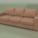 3d model Sofa four-seater Morti (Lounge 7) - preview