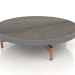 modèle 3D Table basse ronde Ø90x22 (Anthracite, DEKTON Radium) - preview