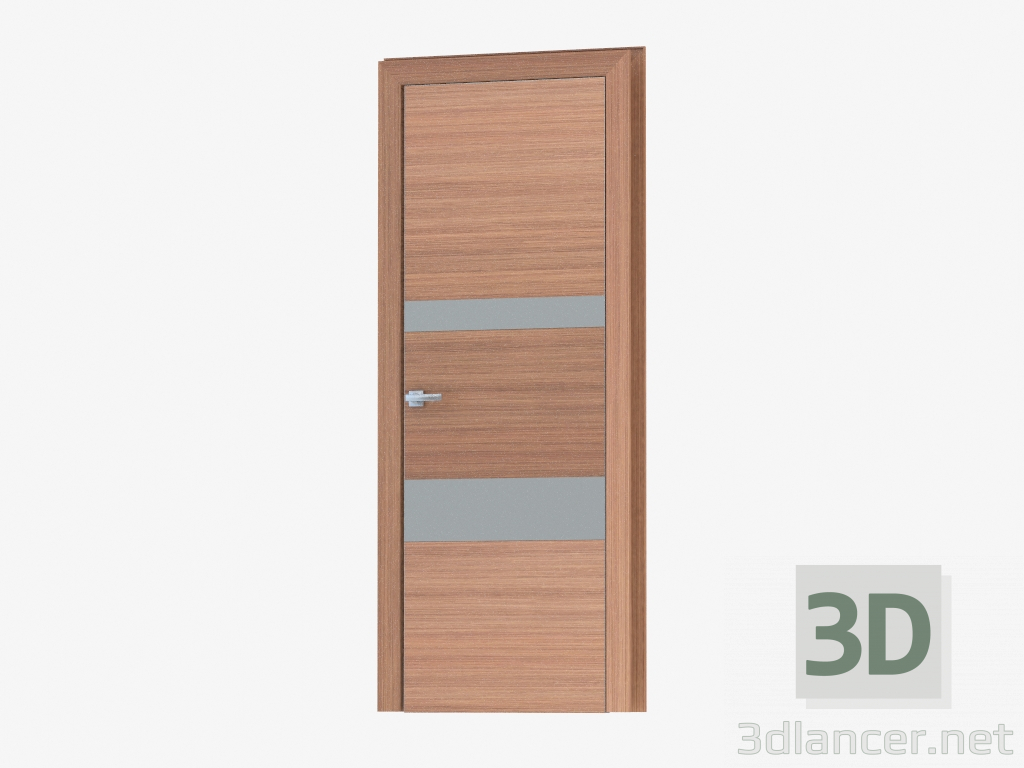 3d модель Дверь межкомнатная (46.31 silver mat) – превью