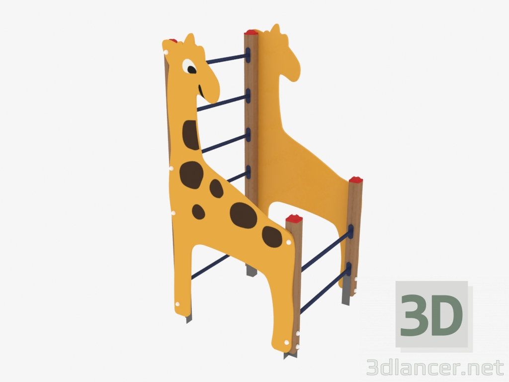 3d model Children's play equipment (7828) - preview