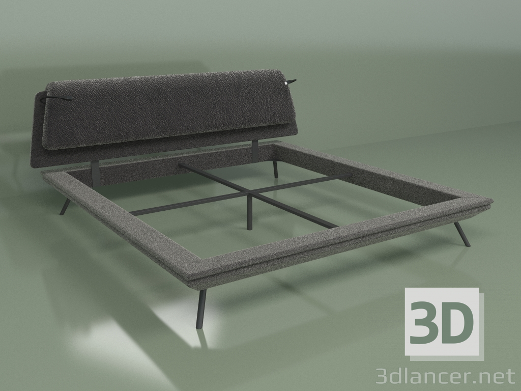 3d модель Ліжко двоспальне Duoo – превью