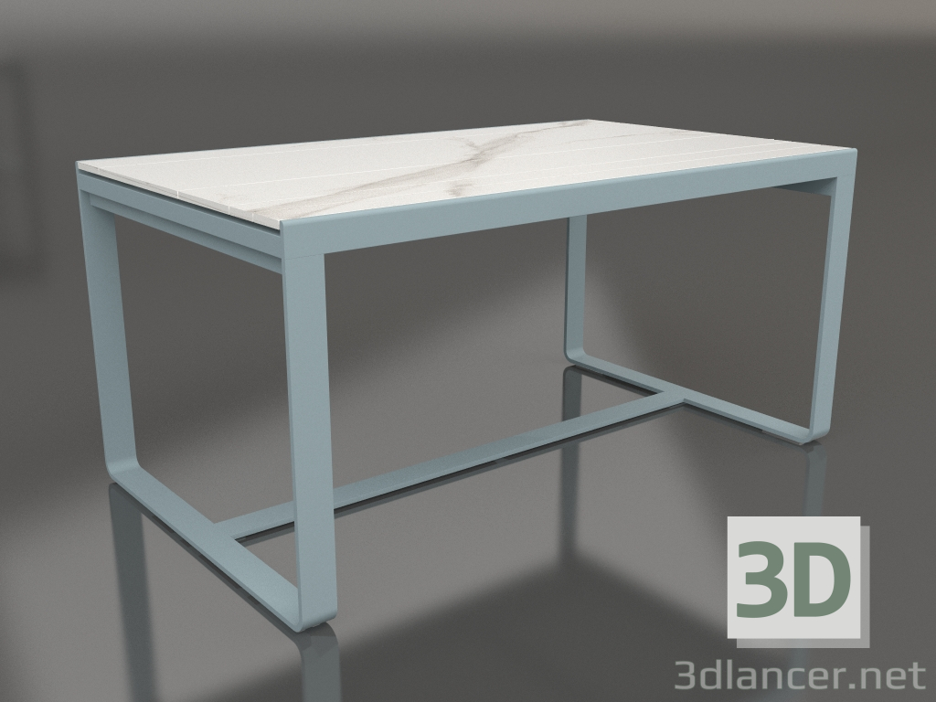3D Modell Esstisch 150 (DEKTON Aura, Blaugrau) - Vorschau
