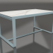 modèle 3D Table à manger 150 (DEKTON Aura, Bleu gris) - preview