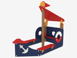 Children's game sandbox Boat (5108)