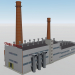 3d Foundry shop Emanzhelinskogo mechanical plant model buy - render