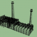 3d Foundry shop Emanzhelinskogo mechanical plant model buy - render