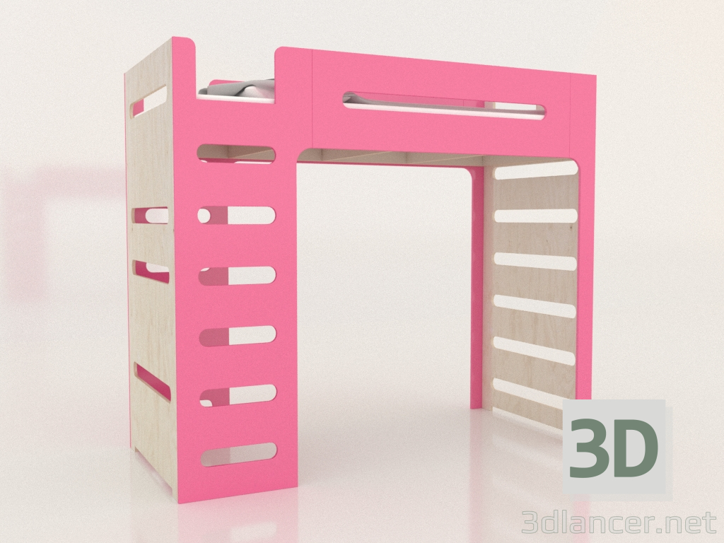 modèle 3D Lit mezzanine MOVE GL (FFMGL2) - preview