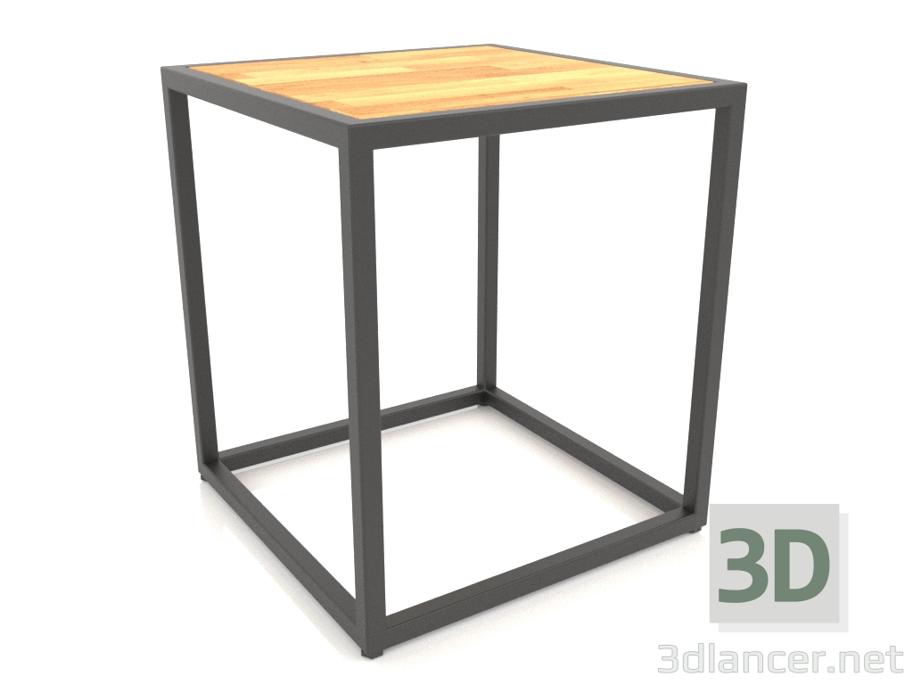 3d model Square coffee table (WOOD, 40X40X44) - preview