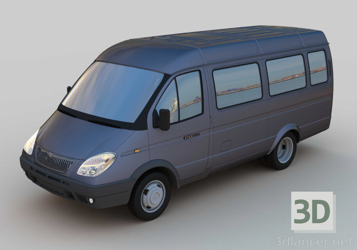 modello 3D di GAZ 2705 Gazzella comprare - rendering