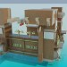 3D modeli Bira bar - önizleme